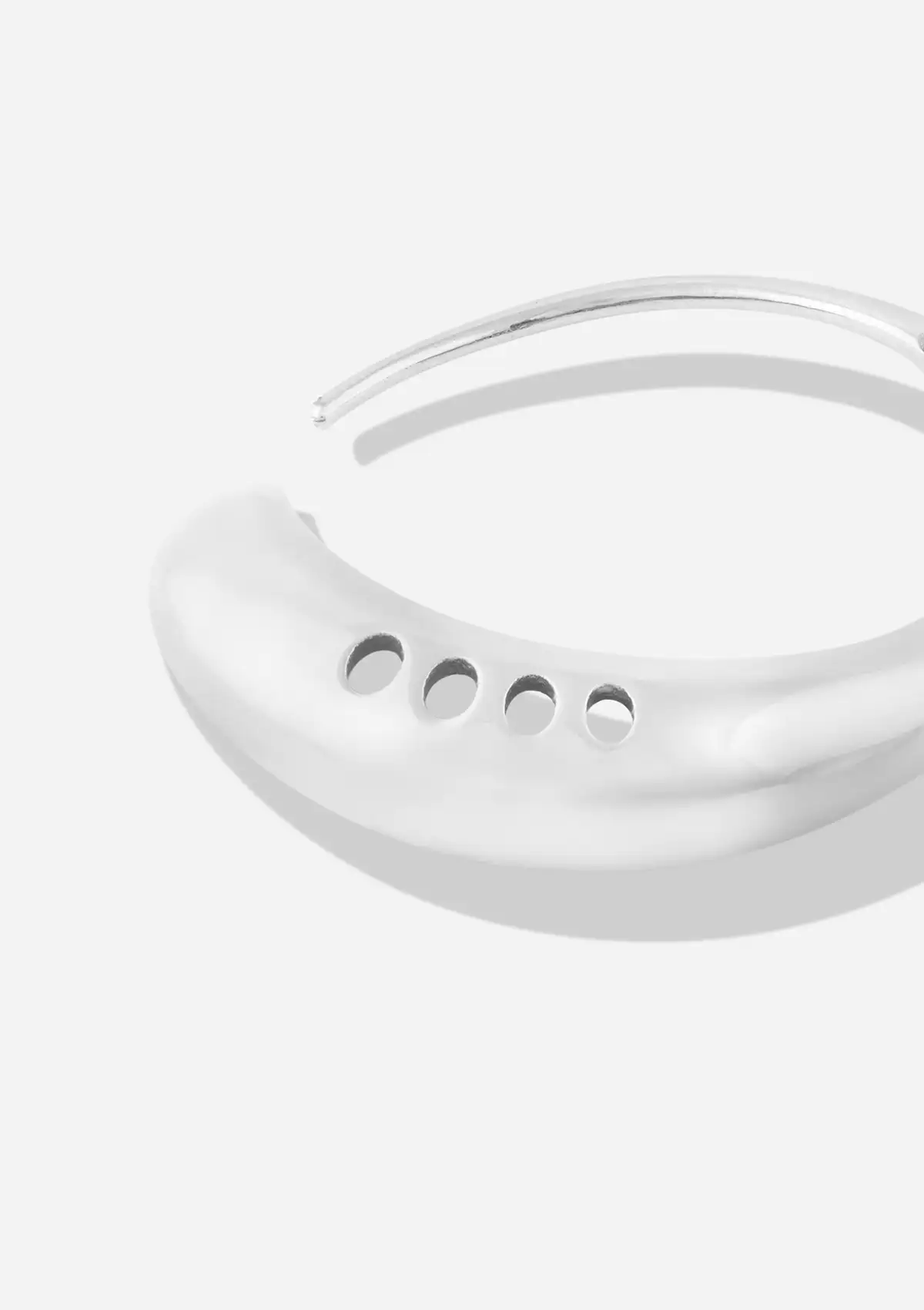 Silver Circular Earring - Image 5