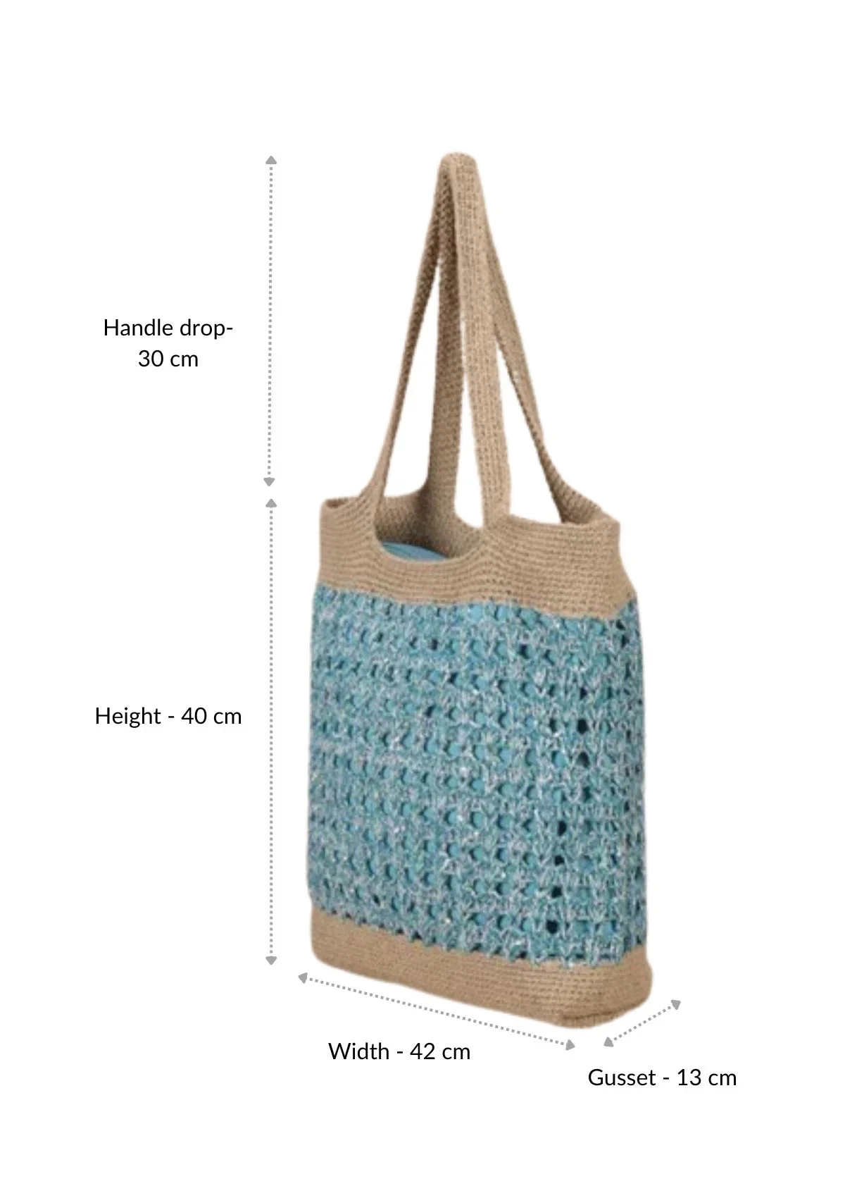 Crochet Tote Bag - Image 4