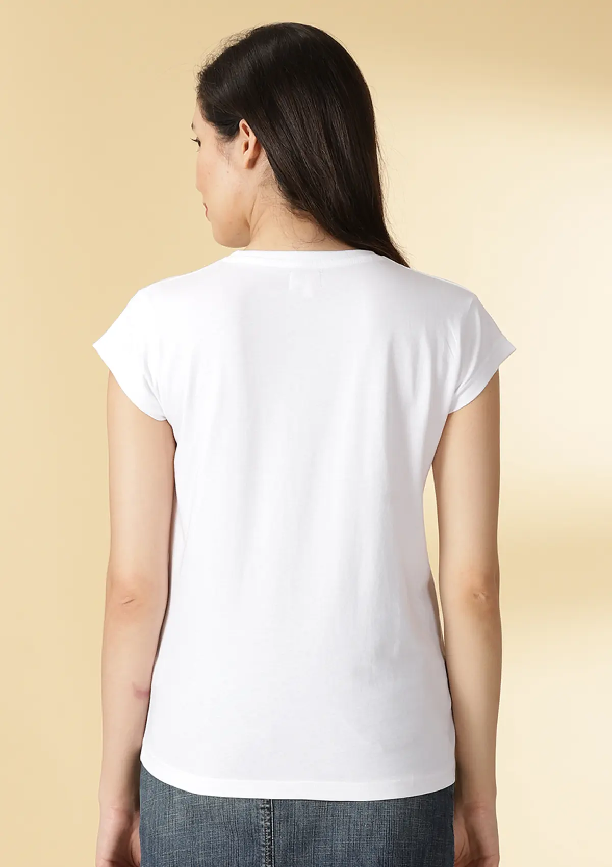 Graphic Print White T-shirt - Image 6