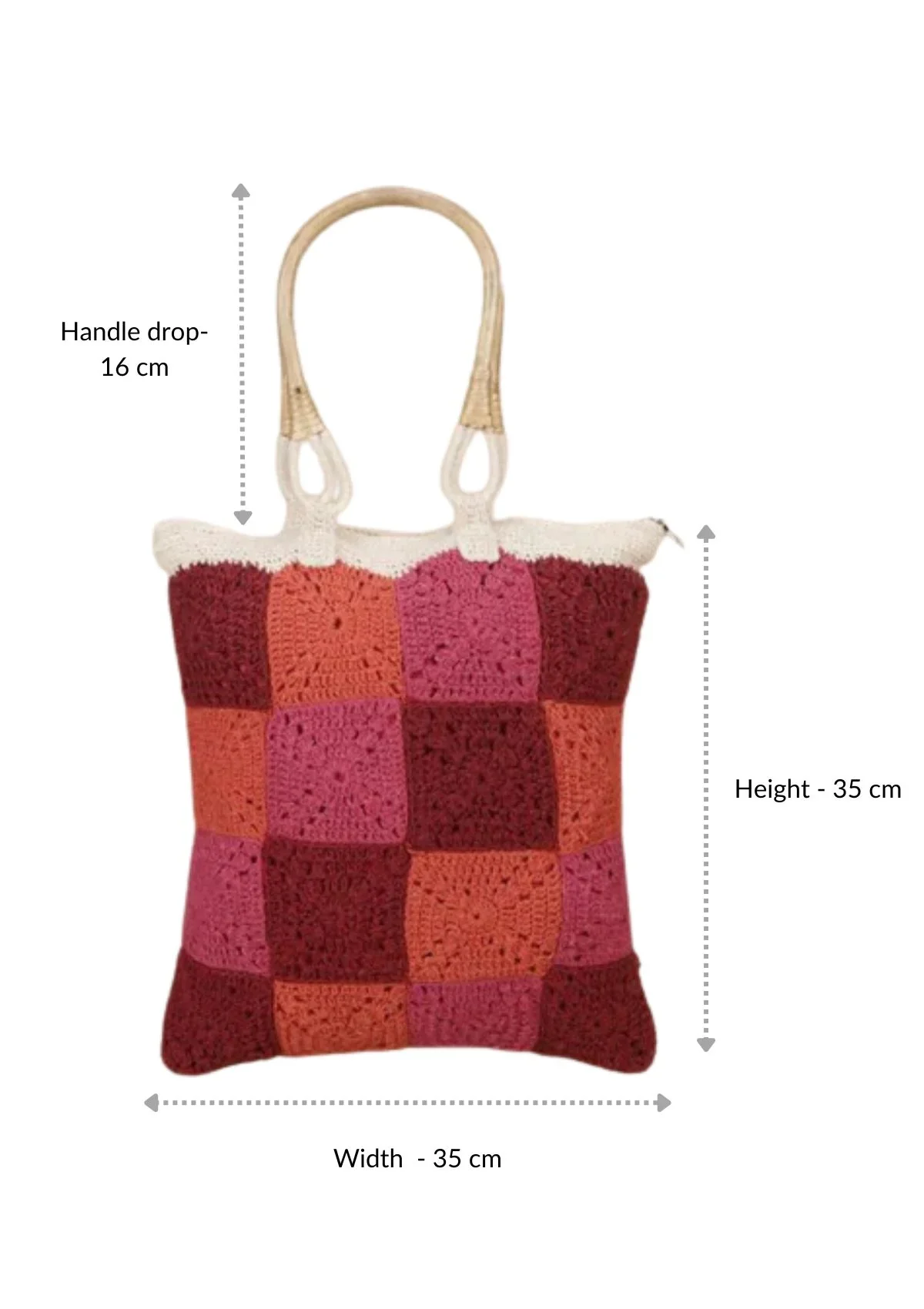 Handmade Crochet Bag - Image 3