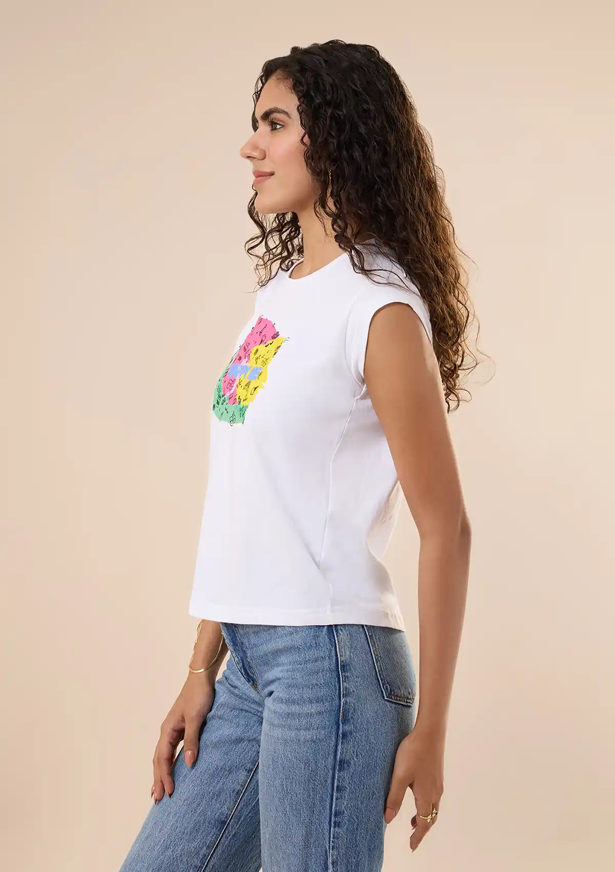 Premium Cotton Happy Me T-Shirt - Image 5