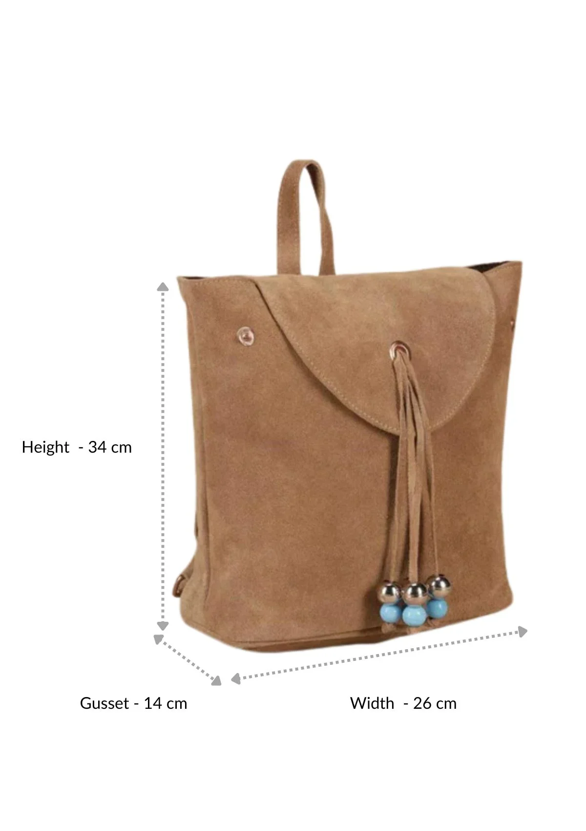 Luxe Suede Mini Backpack - Image 4