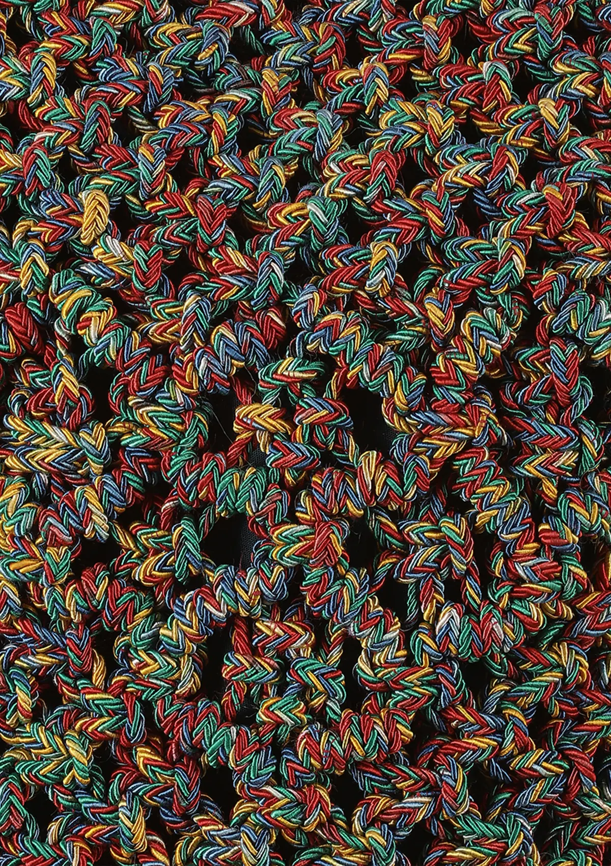 Multi-Coloured Macrame Sling Bag - Image 5