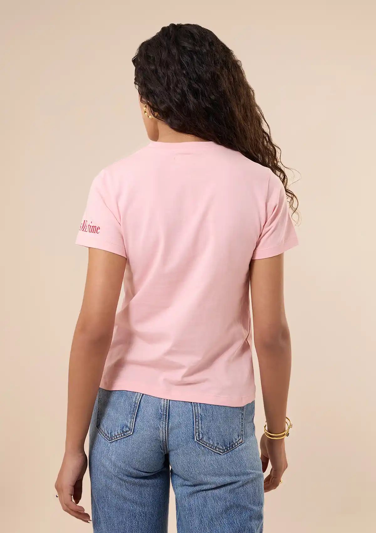 Reversible Sequin T-shirt (Pink) - Image 3