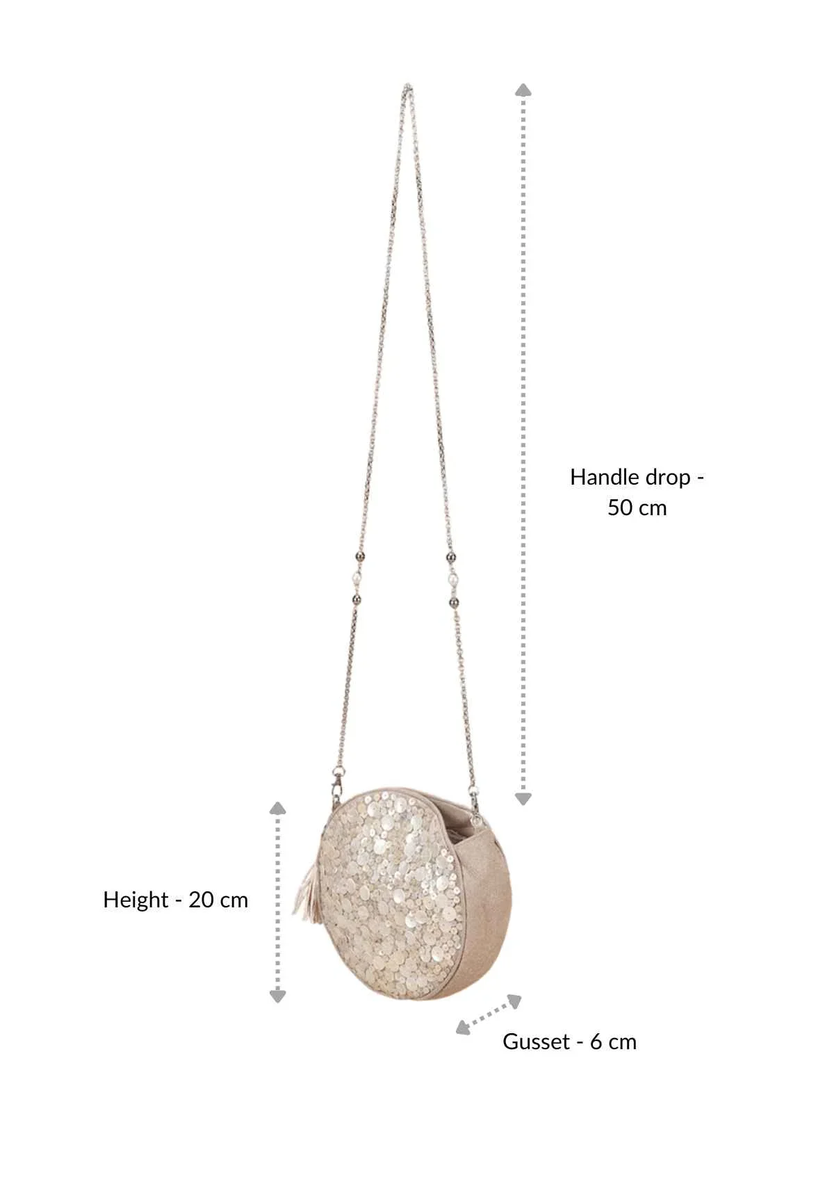 Sparkling Mother of Pearls HandBag - Image 3